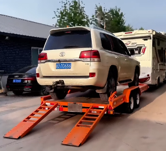 3 Tons Tandem Axle Flatbed Trailer